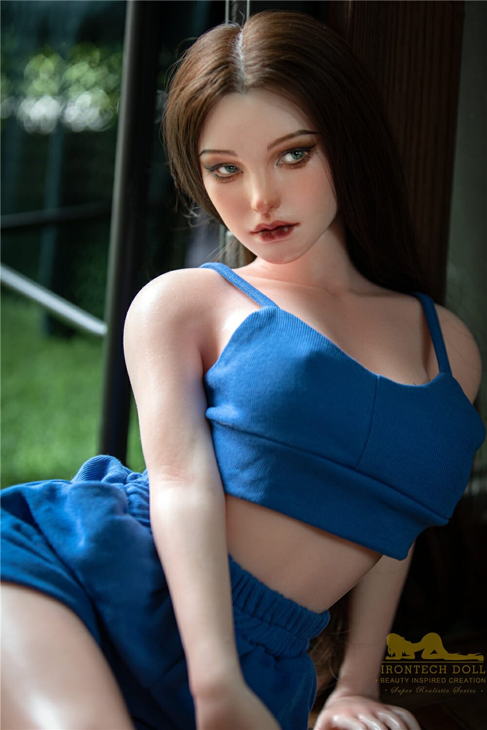 Realistic 100cm Silicone Irontech Mini Sex doll Eva N2 (1) |  Lifesizelovedolls